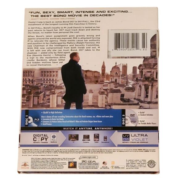 James Bond 007 in Skyfall Blu-ray + DVD 2-Disc Set - Picture 3 of 7